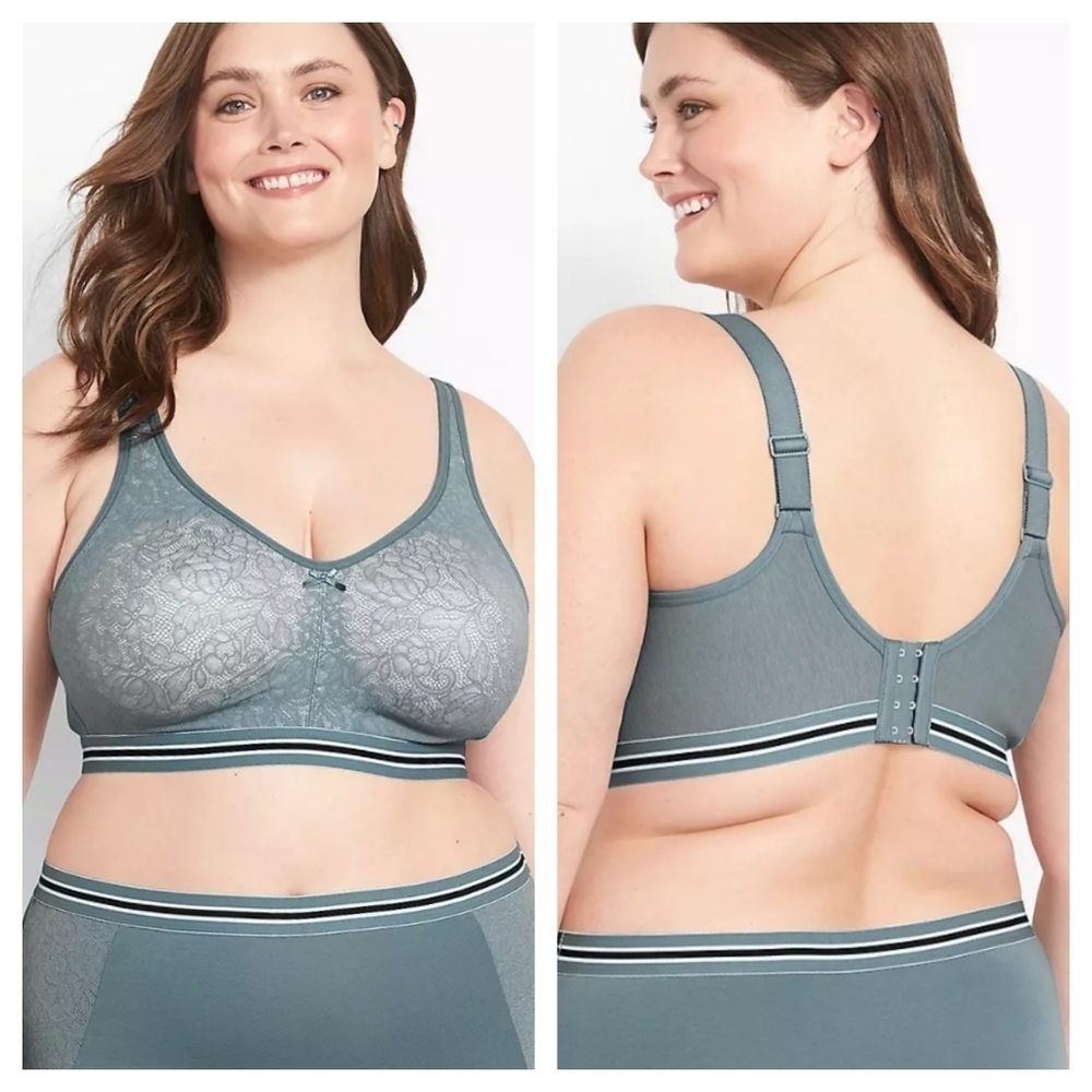 Cacique Unlined No Wire Full Coverage Bra